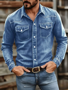 Holbrook | Men's Denim Western Long Sleeve Shirt