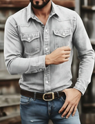 Holbrook | Men's Denim Western Long Sleeve Shirt