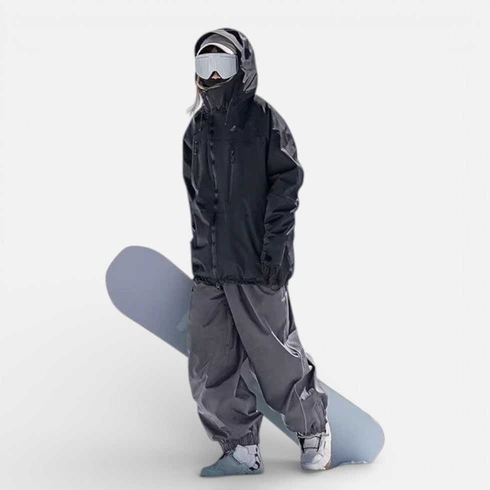 Women's Ski Pants Wide Fit Elastic Waistband