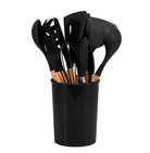 Silicone Cooking Utensils Set - 12pc Heat Resistant Kitchen Tools 11