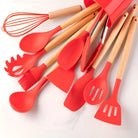 Silicone Cooking Utensils Set - 12pc Heat Resistant Kitchen Tools 5