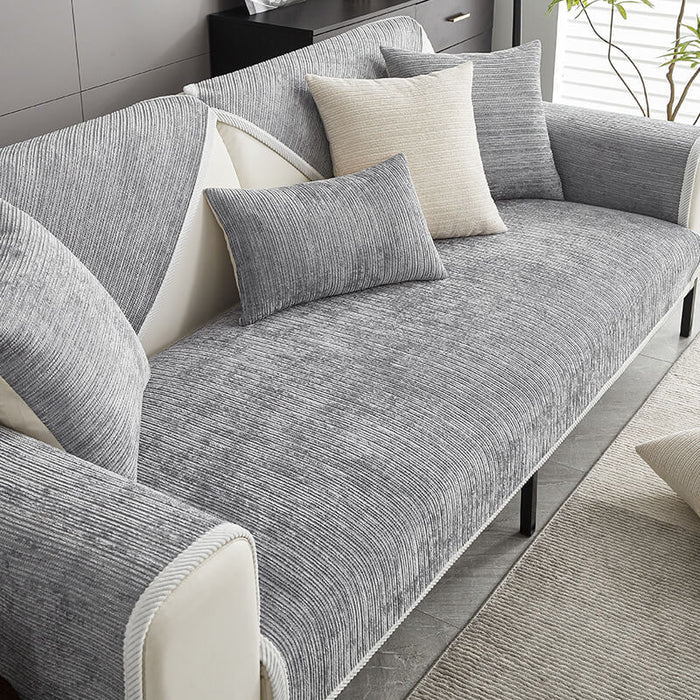 Sofa Cover Chenille Fabric Non-Slip Pet-Friendly Stretch Slipcover