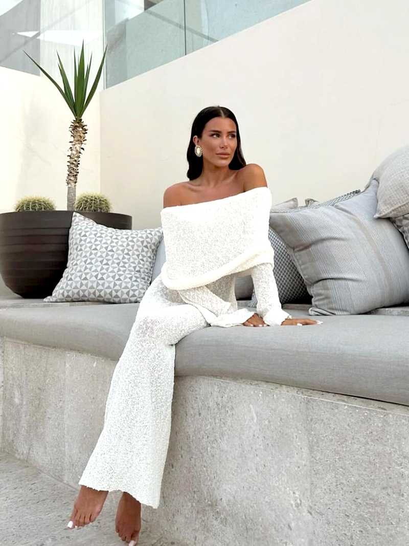 MARISOL | Off Shoulder Maxi-Jurk