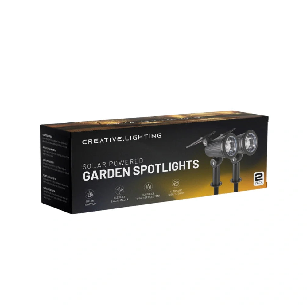 Solar Powered Garden Spotlights – Waterproof Outdoor Lights