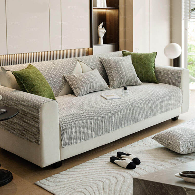 Chenille Sofa Cover - Anti-Scratch Pet-Friendly Couch Protector