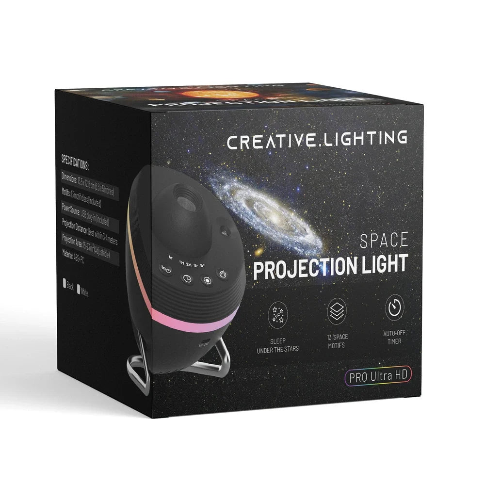 Galaxy Star Projector Light - USB Night Sky Lamp with Timer