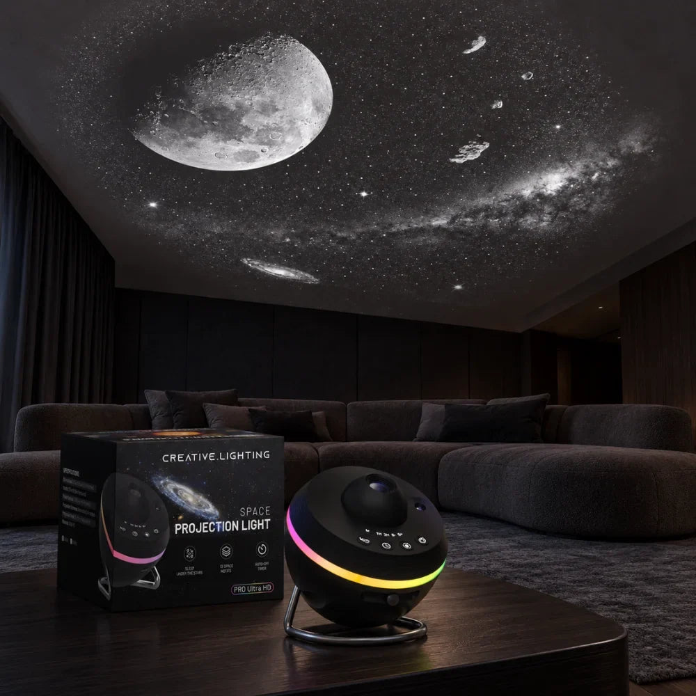 Galaxy Star Projector Light - USB Night Sky Lamp with Timer