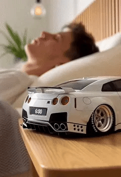 Sports Car Alarm Clock – LED Display with Light and Sound Effects 10