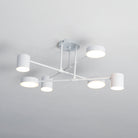Ceiling Light with Crossed Arms and Cylindrical Heads, Sputnik Style