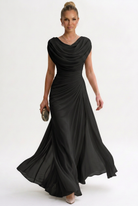 Women's Maxi Dress Sleeveless Round Neck Polyester