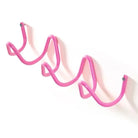 Wrought Iron Wall Coat Hooks – Wave Design Rack for Hallway and Bathroom