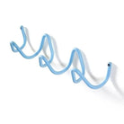 Wrought Iron Wall Coat Hooks – Wave Design Rack for Hallway and Bathroom