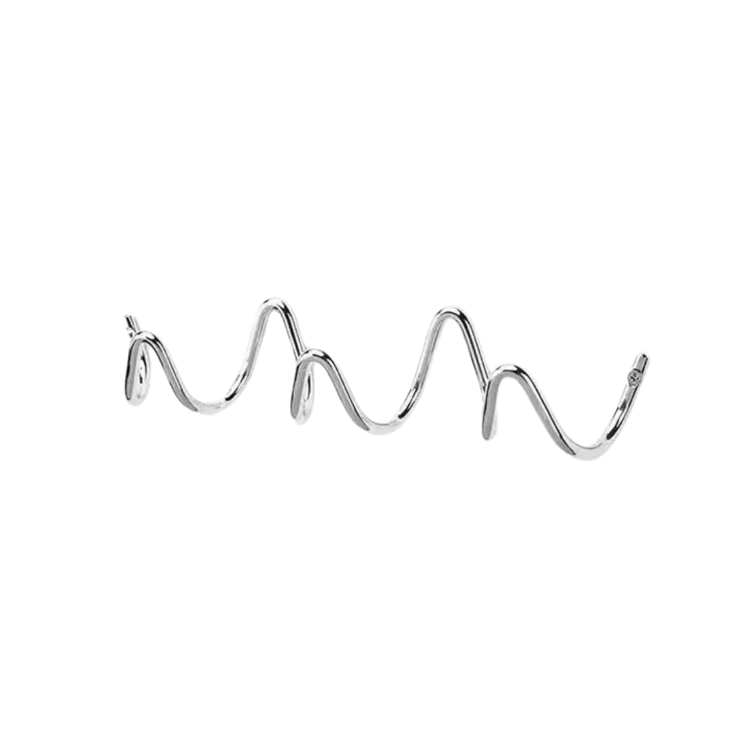 Wall Coat Rack with Wavy Iron Hooks for Entryway, Bedroom or Bathroom