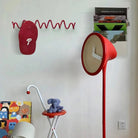 Wrought Iron Wall Coat Hooks – Wave Design Rack for Hallway and Bathroom