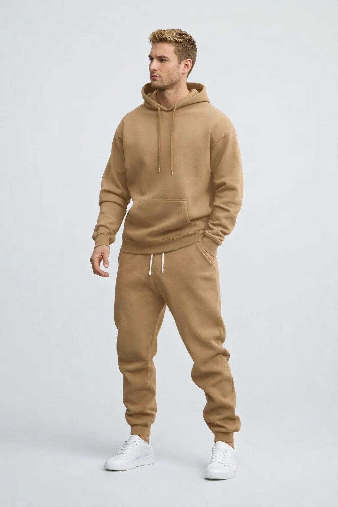 Men's Hooded Tracksuit Set - Relaxed Fit Loungewear