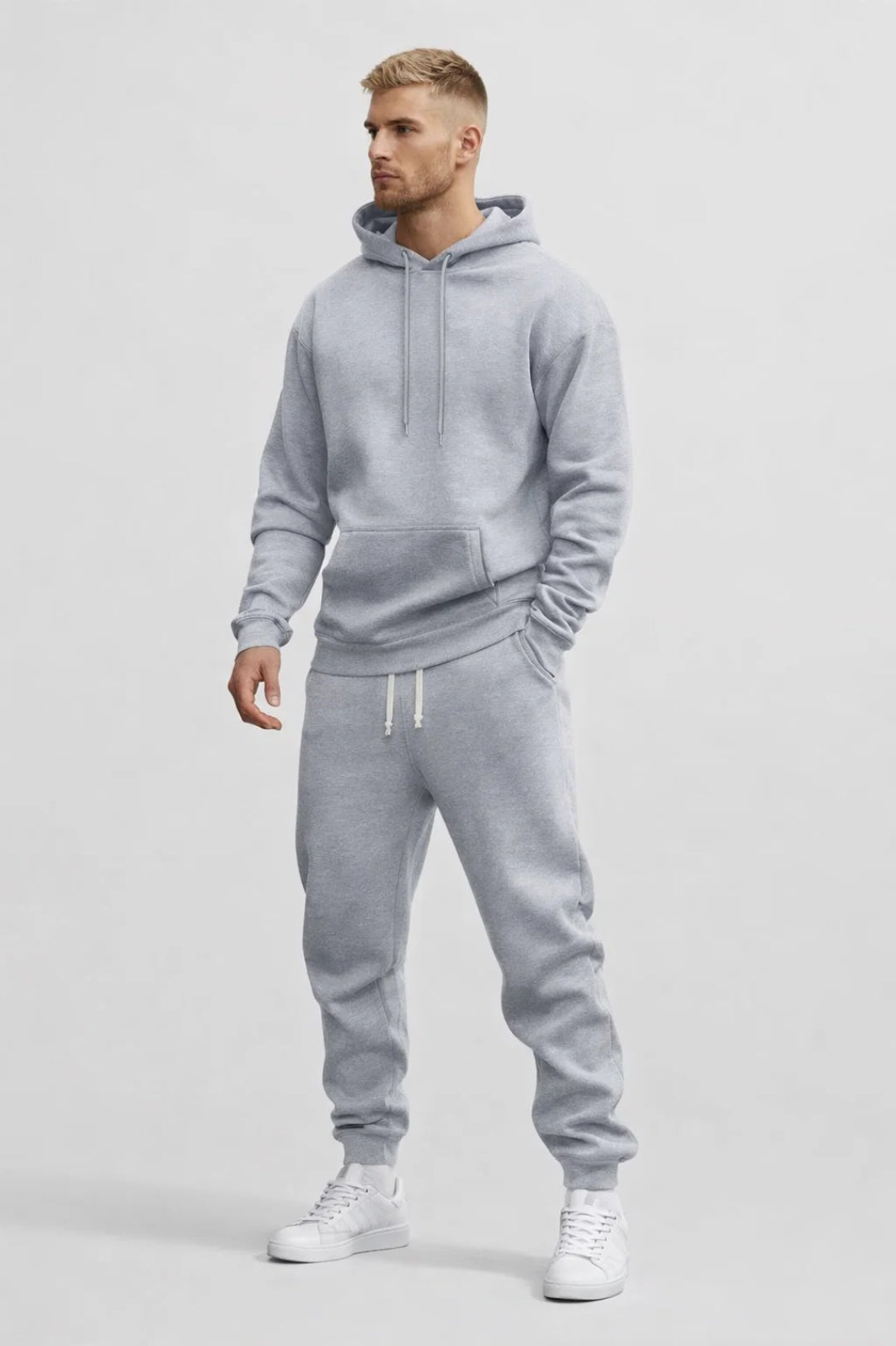 Men's Hooded Tracksuit Set - Relaxed Fit Loungewear