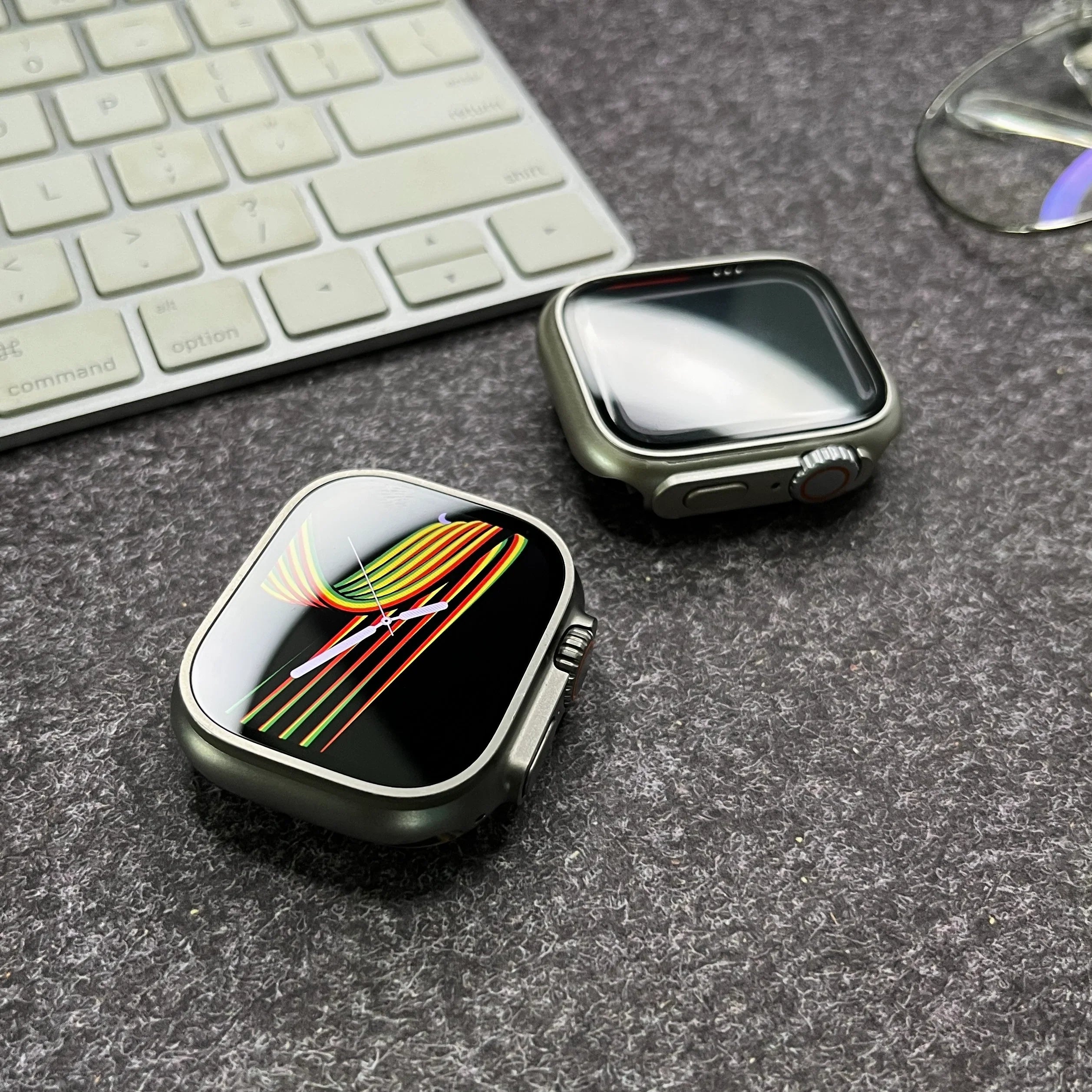 Apple Watch Ultra-Style Case – Transparent Protective Cover
