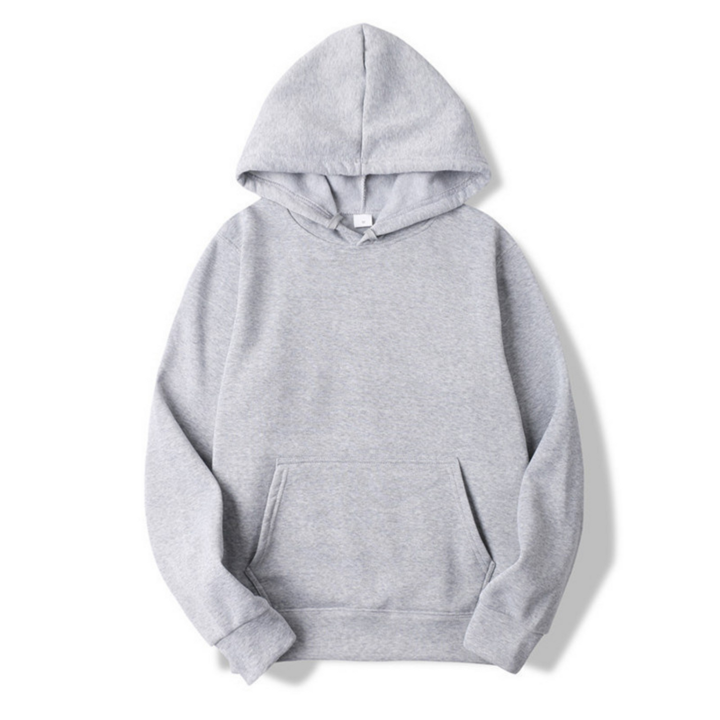 Dames Basic Hoodie met Capuchon – Casual Trui met Fleecevoering