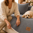 Non-Slip Pet Sofa Cover - Plush Grip-Backed Couch Protector