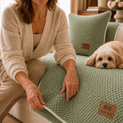 Non-Slip Pet Sofa Cover - Plush Grip-Backed Couch Protector