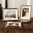Vintage Solid Wood Tabletop Photo Frame Elegant Design 1