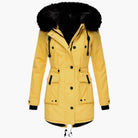 Women's Thick Parka Coat with Hood - Winter Jacket