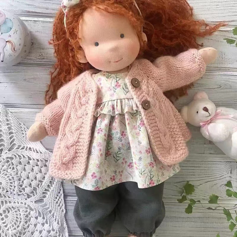 Handmade Waldorf Doll - Personalized Imaginative Play Toy for Kids 3+
