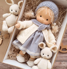 Handmade Waldorf Doll - Personalized Imaginative Play Toy for Kids 3+
