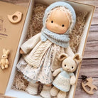 Handmade Waldorf Doll - Personalized Imaginative Play Toy for Kids 3+