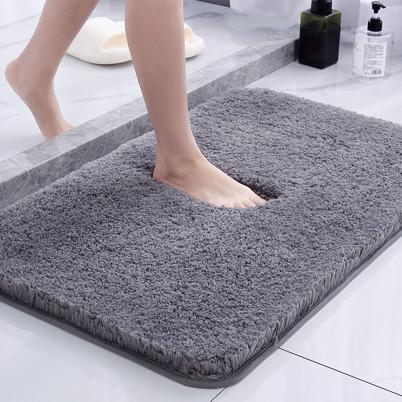 Non-Slip Fluffy Bath Mat – Washable Plush Bathroom Rug