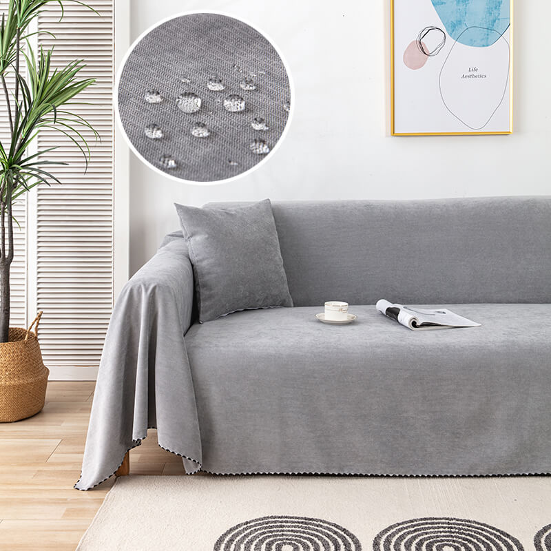Waterproof Sofa Cover Throw - Non-Slip Furniture Protector for Pets and Spills