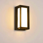 Black LED Wall Light with Motion Sensor – Weatherproof Outdoor Lighting for Garden, Porch & Path