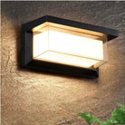 Black LED Wall Light with Motion Sensor – Weatherproof Outdoor Lighting for Garden, Porch & Path
