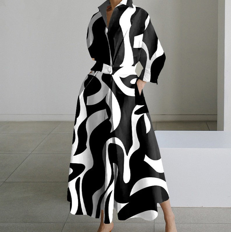 Women's Summer Clothes - Long Loose Fit Maxi Dress