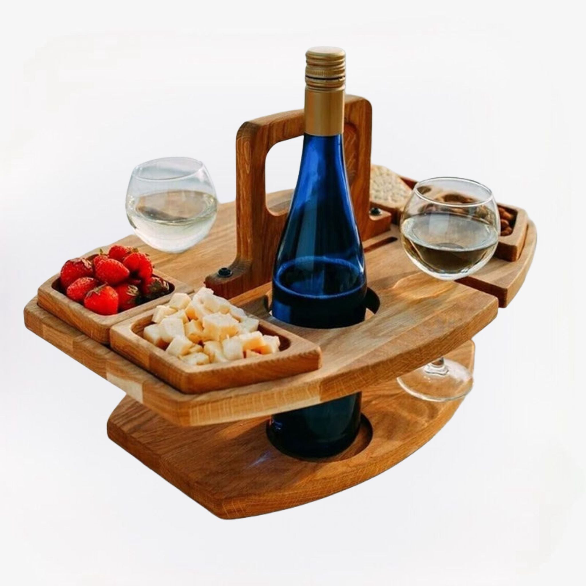 Wooden Picnic Table – Compact Design for Garden, Balcony or Outdoor Use