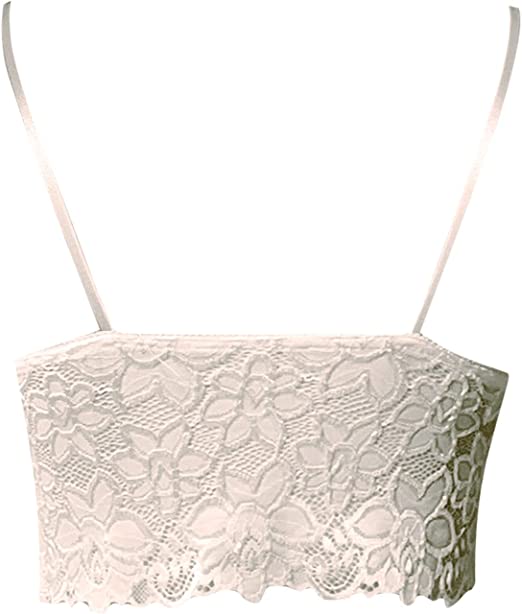 Martine | Dames Kanten Crop Top – Vrouwelijk, Verfijnd, Verstelbare Bandjes