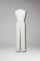 Women's Sleeveless Jumpsuit with Wide-Leg Trousers