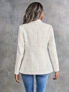 Women's Long Sleeve Blazer Elegant Tailored Jacket for Business and Casual Wear 3