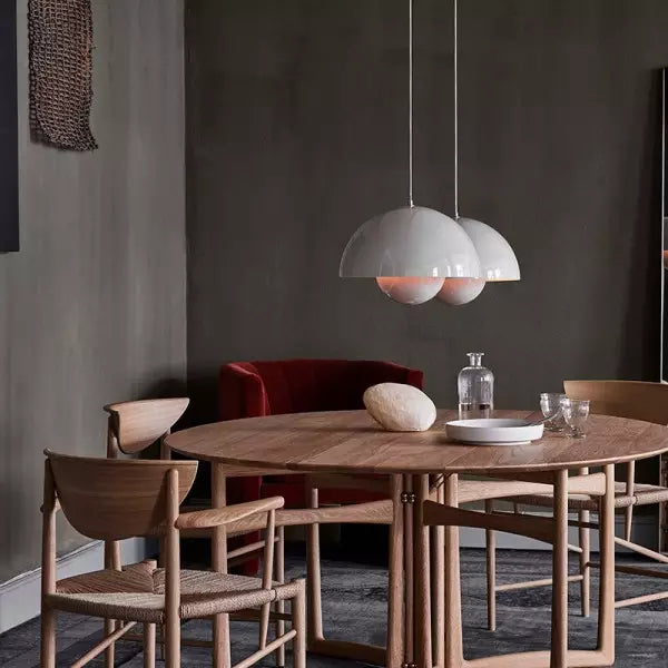Nature-Inspired Ceiling Lamp – Iron, Adjustable Cord, Warm White Light