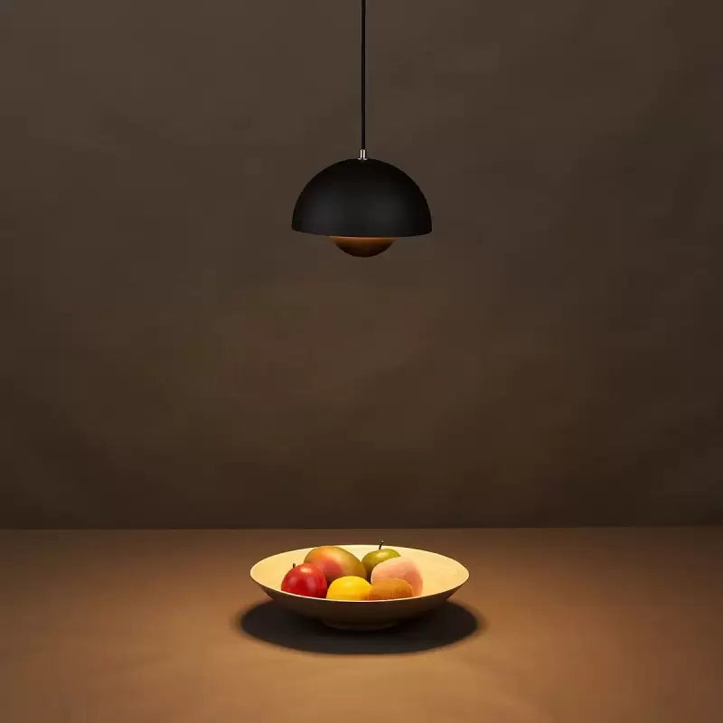 Nature-Inspired Ceiling Lamp – Iron, Adjustable Cord, Warm White Light