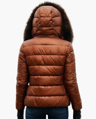 Veste Hiver Femme Capuche Fourrure, vue d'ensemble