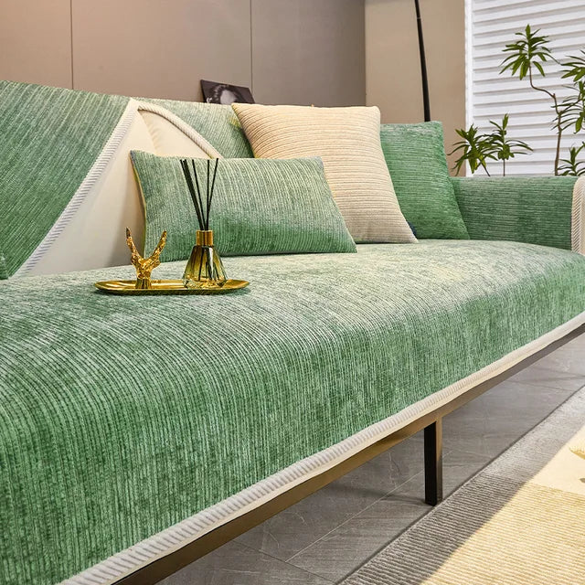 Sofa Cover Chenille Fabric Non-Slip Pet-Friendly Stretch Slipcover
