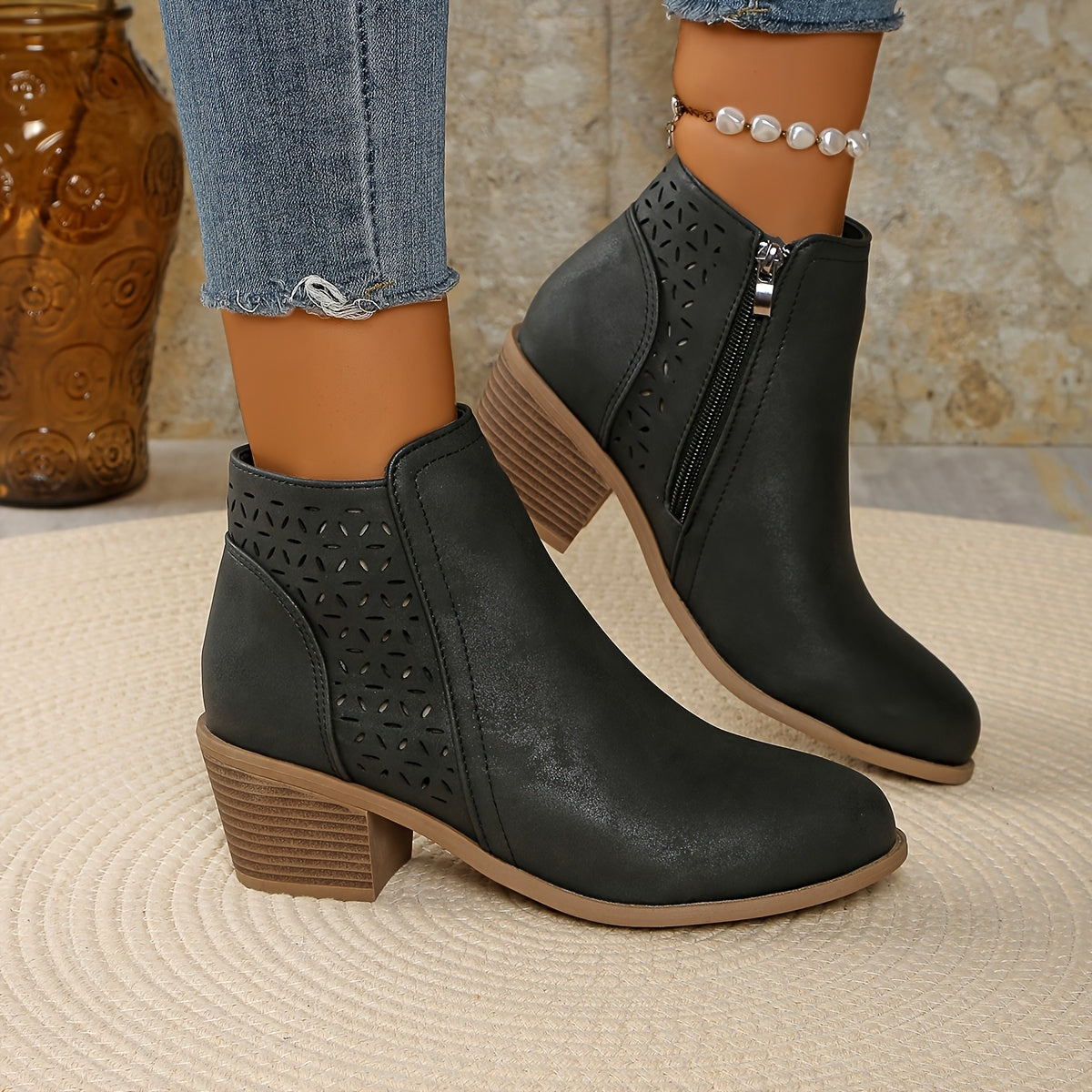 Women's Orthopaedic Boots with Non-Slip Sole