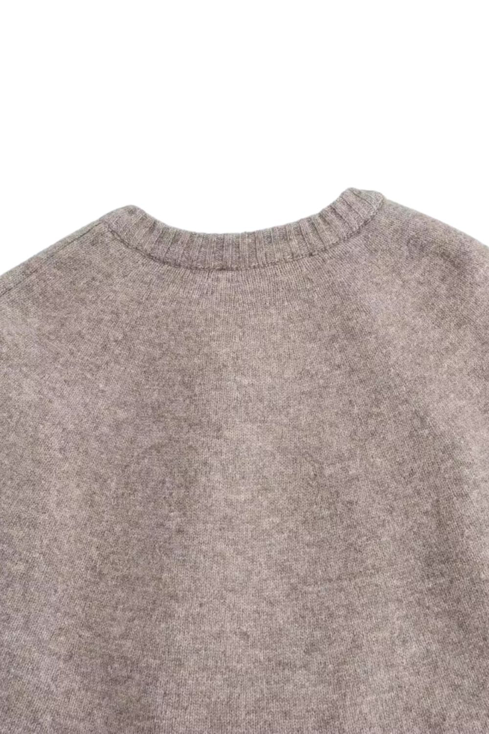 Aurora Poncho | Dames cape-vest met ronde hals en casual stijl