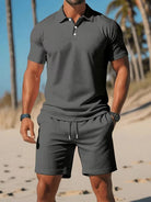 Men's Polo Shirt and Shorts Summer Set