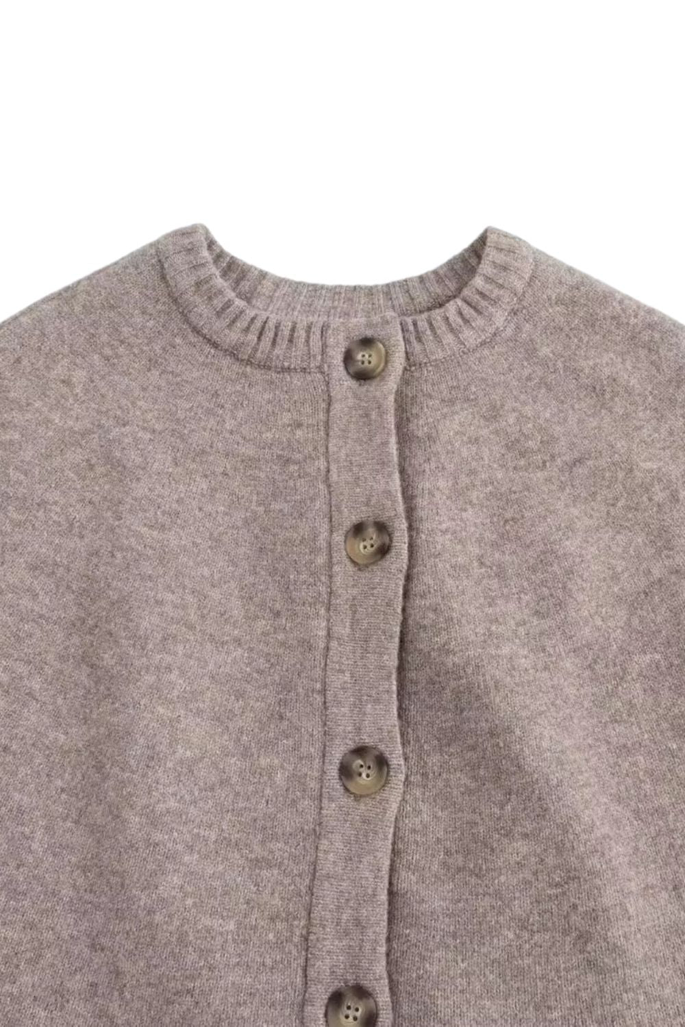 Aurora Poncho | Dames cape-vest met ronde hals en casual stijl