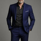 Men's Slim Fit Suits - Tailored Jacket & Trousers Set