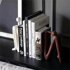 abstract figure bookends