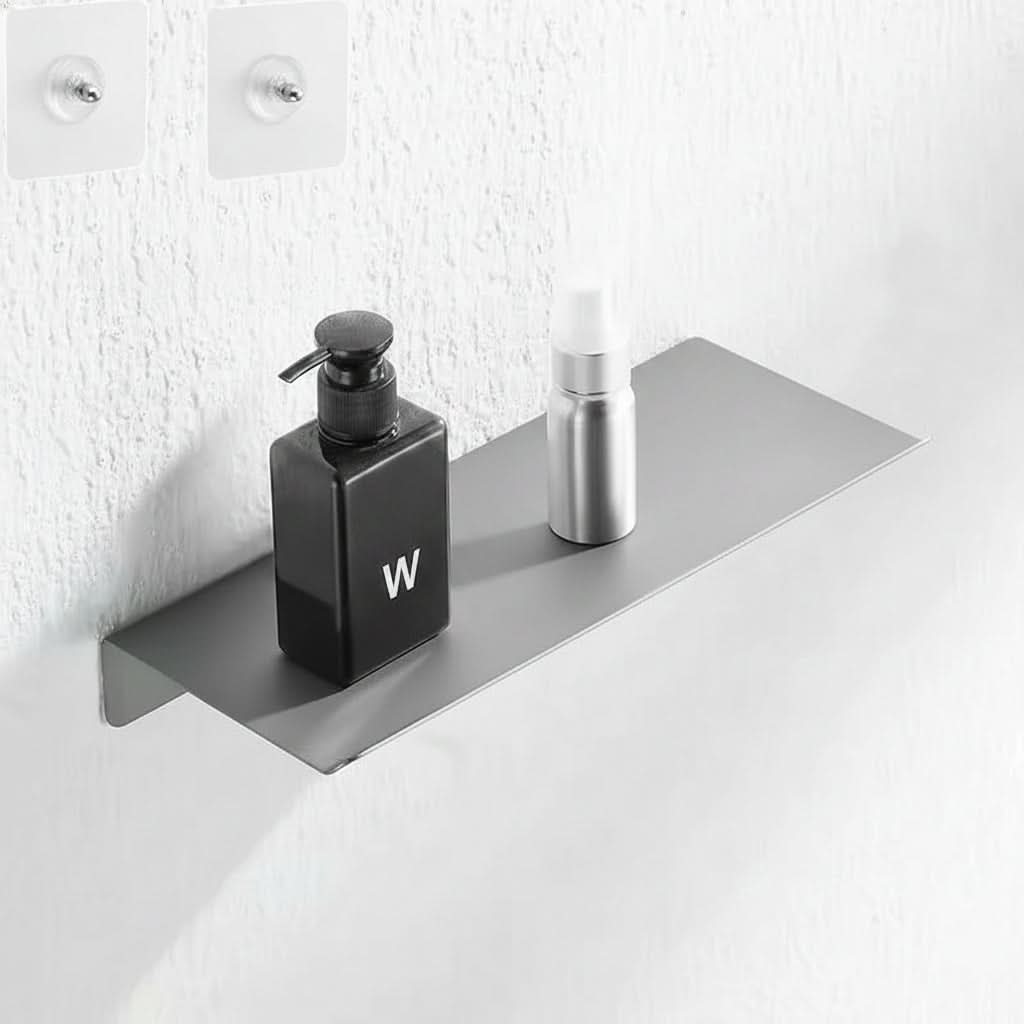 Floating Wall Shelf No-Drill Adhesive Mount, 5kg Capacity