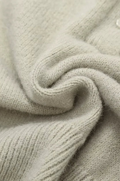 Danique Gebreide Trui | Dames Trui met Brede Kraag en Subtiele Knoopsluiting